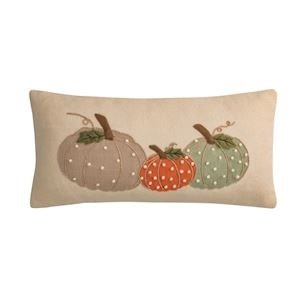 Mudpie LUMBAR FRENCH KNOT PILLOW