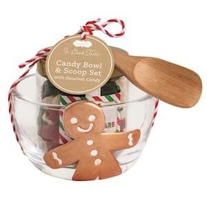 Mudpie GOURMET CANDY BOWL SET GINGERBREAD