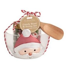 Mudpie GOURMET CANDY BOWL SET SANTA
