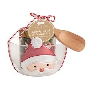 Mudpie GOURMET CANDY BOWL SET SANTA