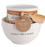 Mudpie SNACK MIX GOURMET SNACK BOWL GIFT SET