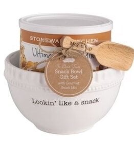 Mudpie SNACK MIX GOURMET SNACK BOWL GIFT SET