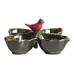 Mudpie HOLLY SECTION SERVER SET