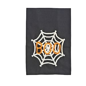 Mudpie BOO HALLOWEEN ROPE TOWEL