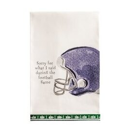 Mudpie SORRY FOR TAILGATE TOWEL