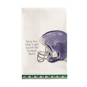 Mudpie SORRY FOR TAILGATE TOWEL