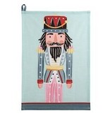 Mudpie BLUE XMAS NUTCRACKER TOWEL