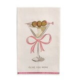 Mudpie OLIVE VALENTINES COTTON TOWEL