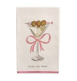 Mudpie OLIVE VALENTINES COTTON TOWEL