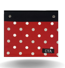 Shop CYA Crimson & Gray Lg Dots - Wide Cover Only