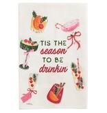 Mudpie TIS THE SEASON BAR TOWEL