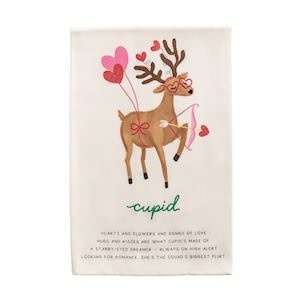 Mudpie CUPID POEM TOWEL
