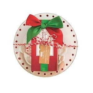 Mudpie GOURMET COOKIE PLATE SANTA