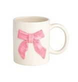 Mudpie BIG PINK BOW MUG