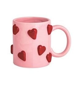 Mudpie PINK & REDS HEARTS  MUG