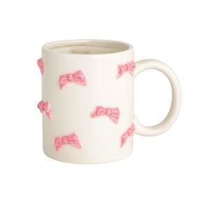 Mudpie SMALL PINK BOWS MUG