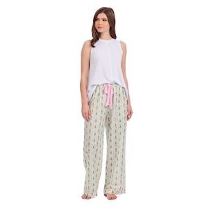 Mudpie HOLIDAY PAJAMA PANTS TREE-LARGE