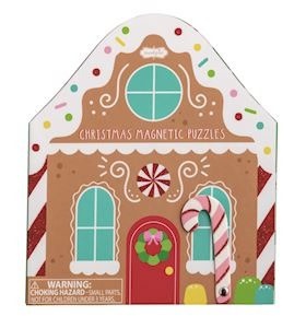 Mudpie Gingerbread House Magnetic Puzzle Book