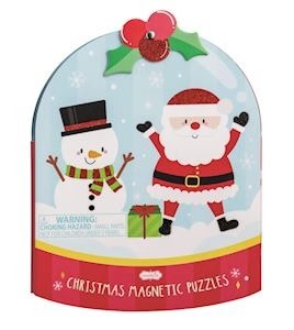 Mudpie Snow Globe Magnetic Puzzle Book