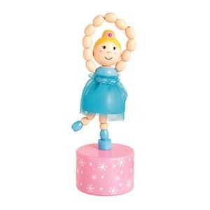 Mudpie Blue Ballerina Collapsing Toy
