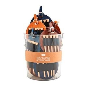 Mudpie Golf Tee Bag Tag w Tees (various)