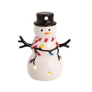 Mudpie Snowman Light-Up Sitter