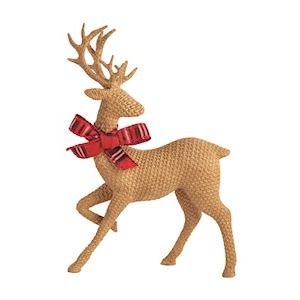 Mudpie Large Resin Reindeer Sitter