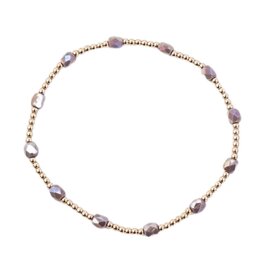 Erin Gray The Key West Bracelet in Mauve 7"
