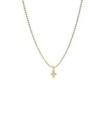 Erin Gray 14k Gold-Filled 16" Baby Bliss Necklace with Luxe Cross- Waterproof!