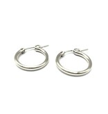 Erin Gray STERLING SILVER Laguna 18mm Hoop Earring