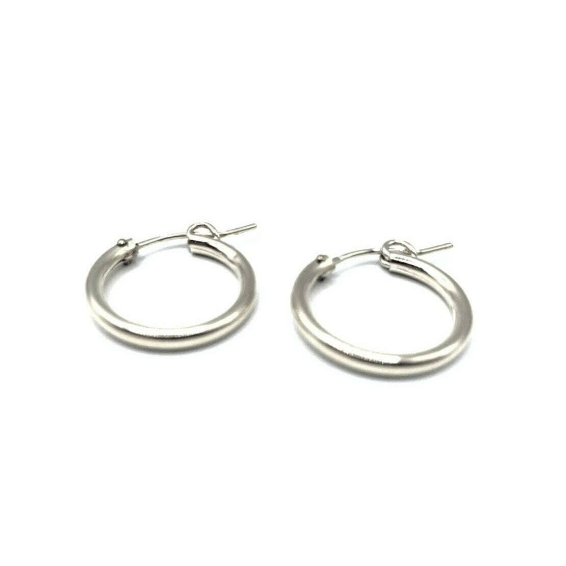 Erin Gray STERLING SILVER Laguna 18mm Hoop Earring