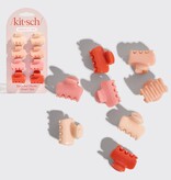 kitsch Recycled Mini Cloud Clips 8pc Set - Assorted Cherry Blossom