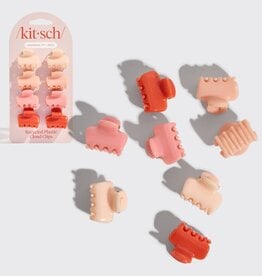 kitsch Recycled Mini Cloud Clips 8pc Set - Assorted Cherry Blossom