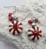 FLEURISH Bell Candy Dangle Christmas Earrings