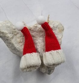 FLEURISH Handwoven Christmas Hat Earrings