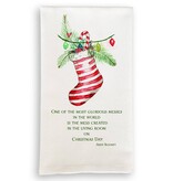 French Graffiti Stocking Tea Towel