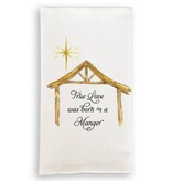 French Graffiti Manger with True Love Tea Towel