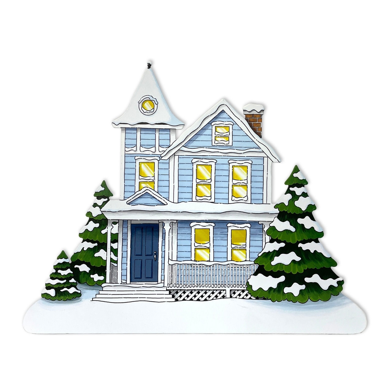 Roeda Studio Countdown to Christmas - S/25 Magnets & Blue Winter House