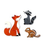 Roeda Studio Fall Animal Magnets S/3, Cute Harvest Decor
