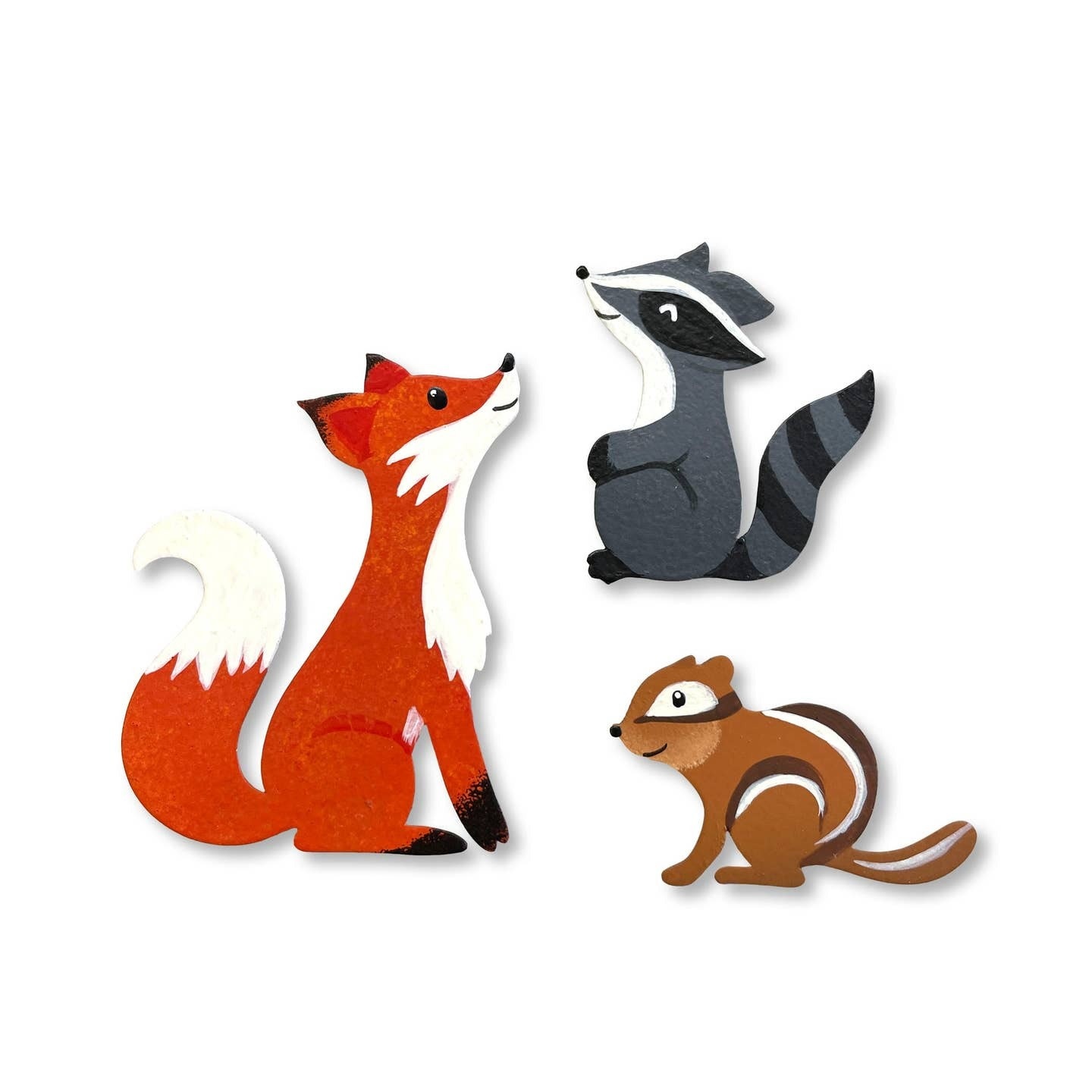 Roeda Studio Fall Animal Magnets S/3, Cute Harvest Decor