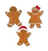 Roeda Studio Gingerbread Family Magnets S/3