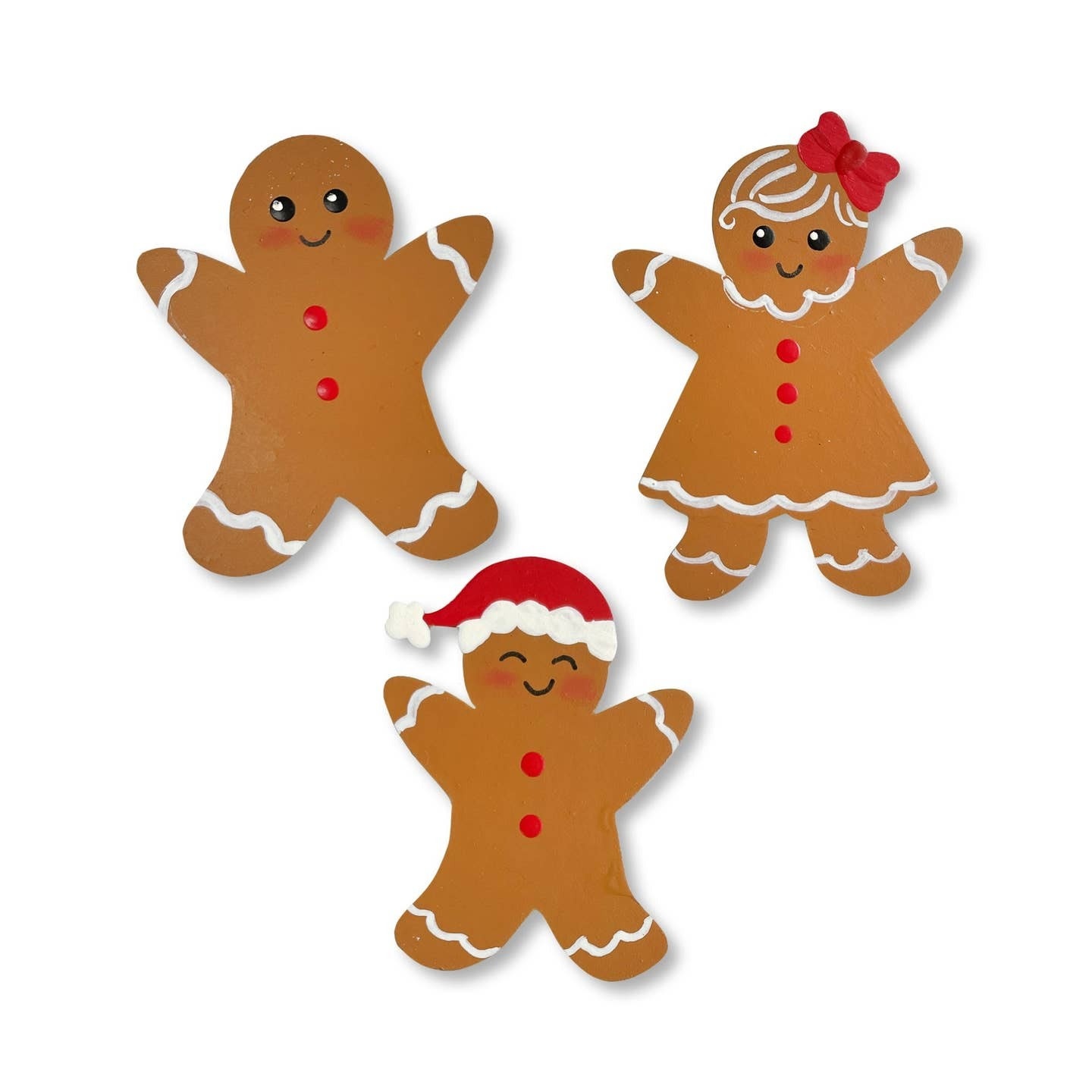 Roeda Studio Gingerbread Family Magnets S/3