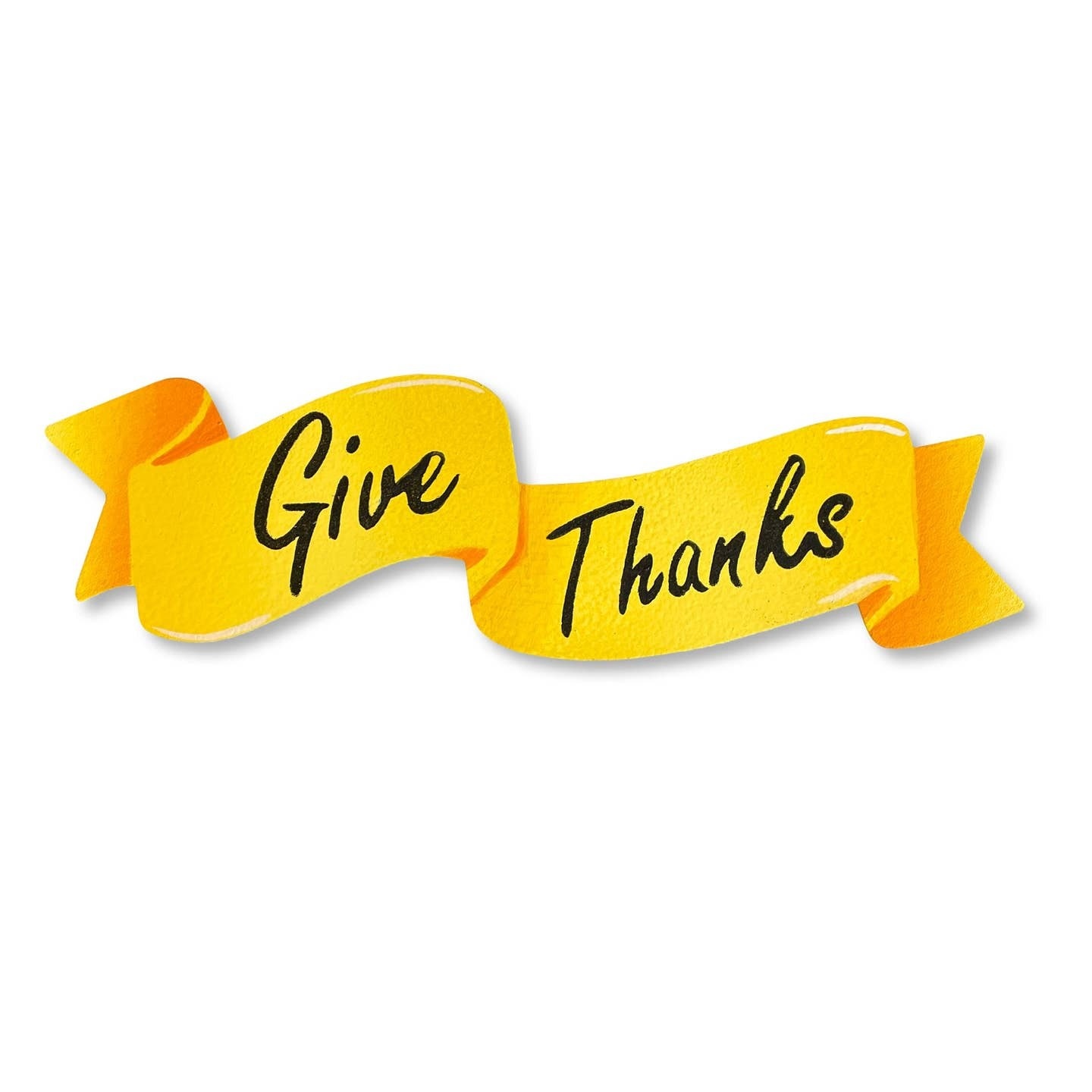 Roeda Studio Give Thanks Banner Magnet (6.5"w)