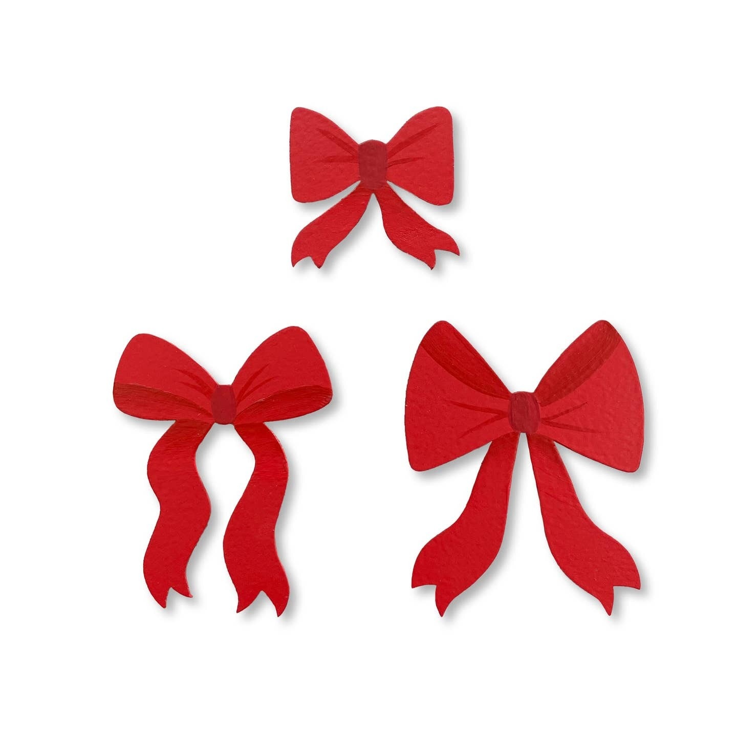 Roeda Studio Holiday Bow Magnets S/3