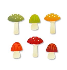Roeda Studio Mushroom Magnets S/6