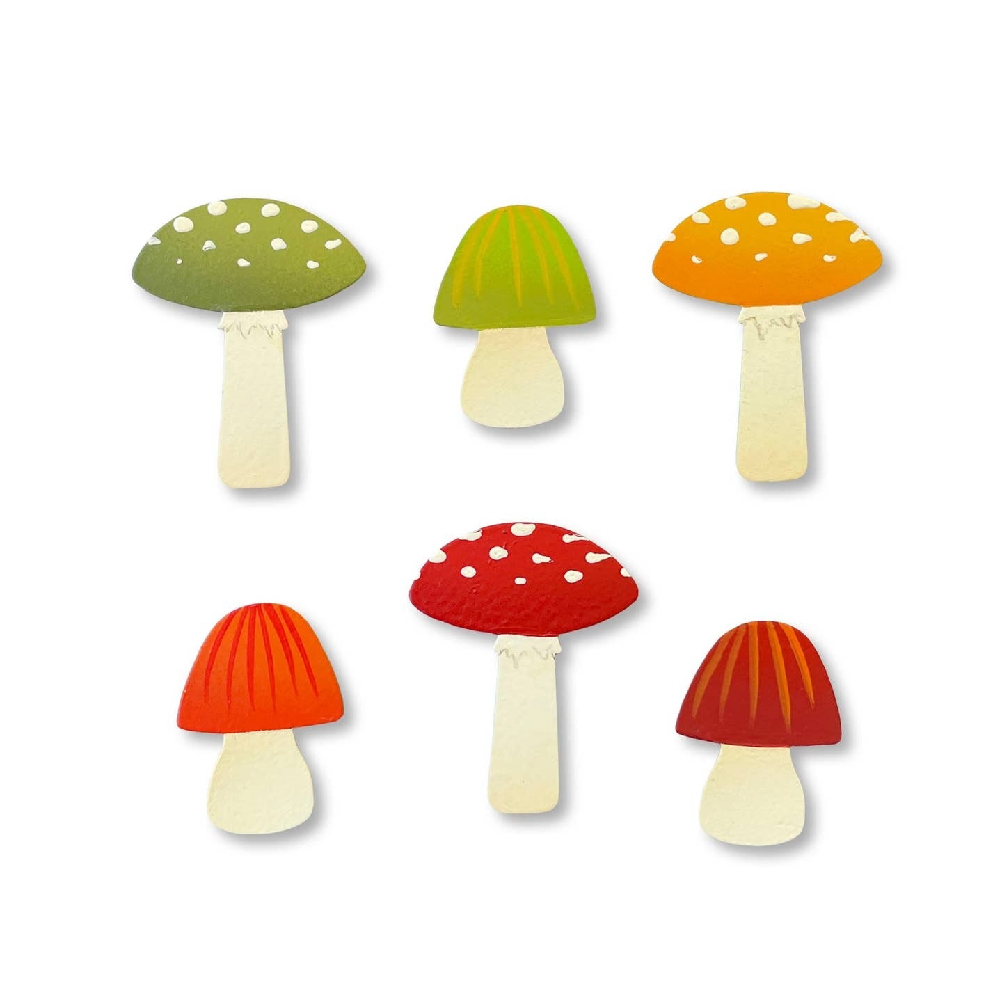 Roeda Studio Mushroom Magnets S/6