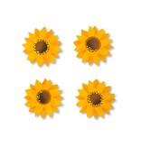 Roeda Studio Sunflower Magnets S/4, Fall Flower Decor