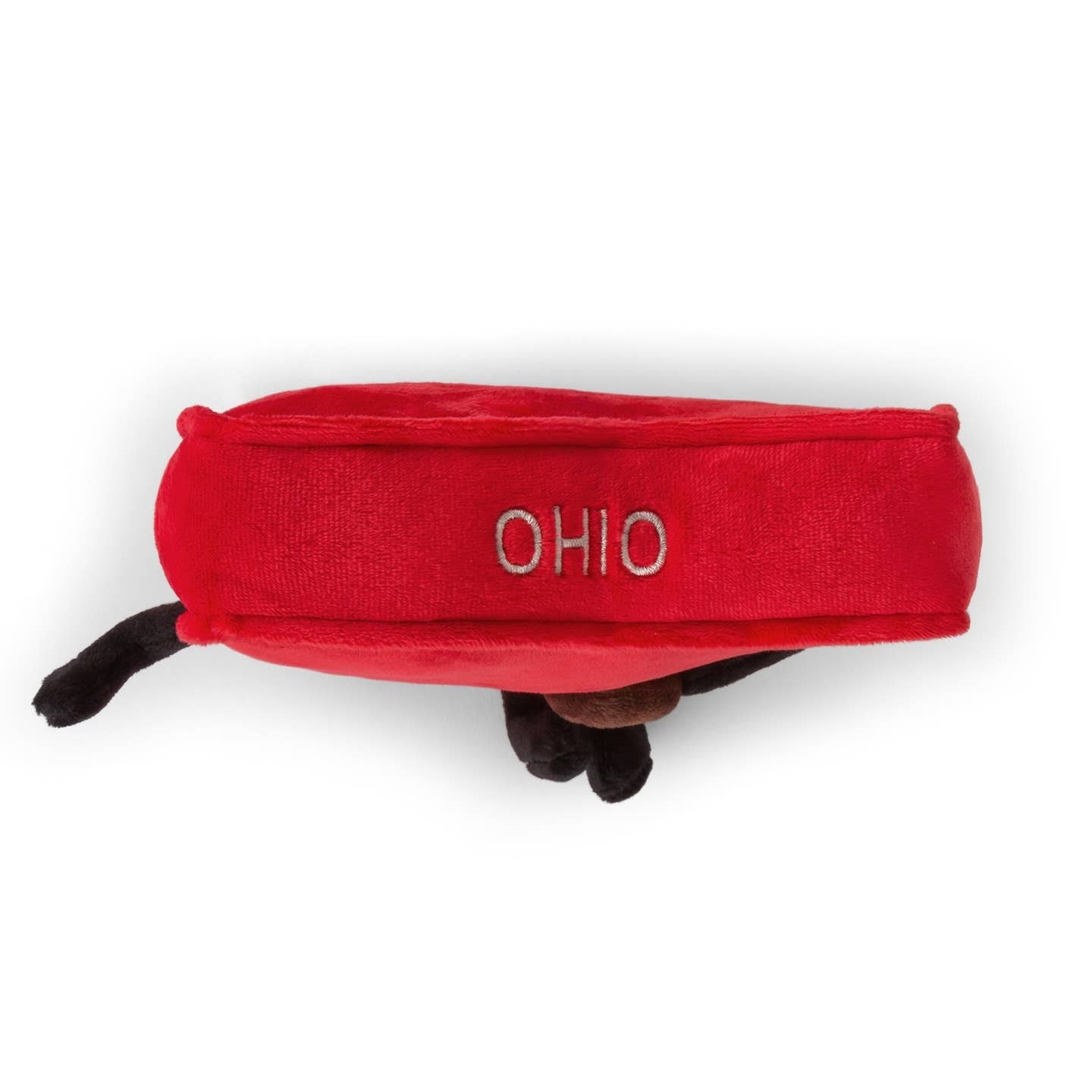 Ohio State Shaped Stuffed Plush with Buckeye