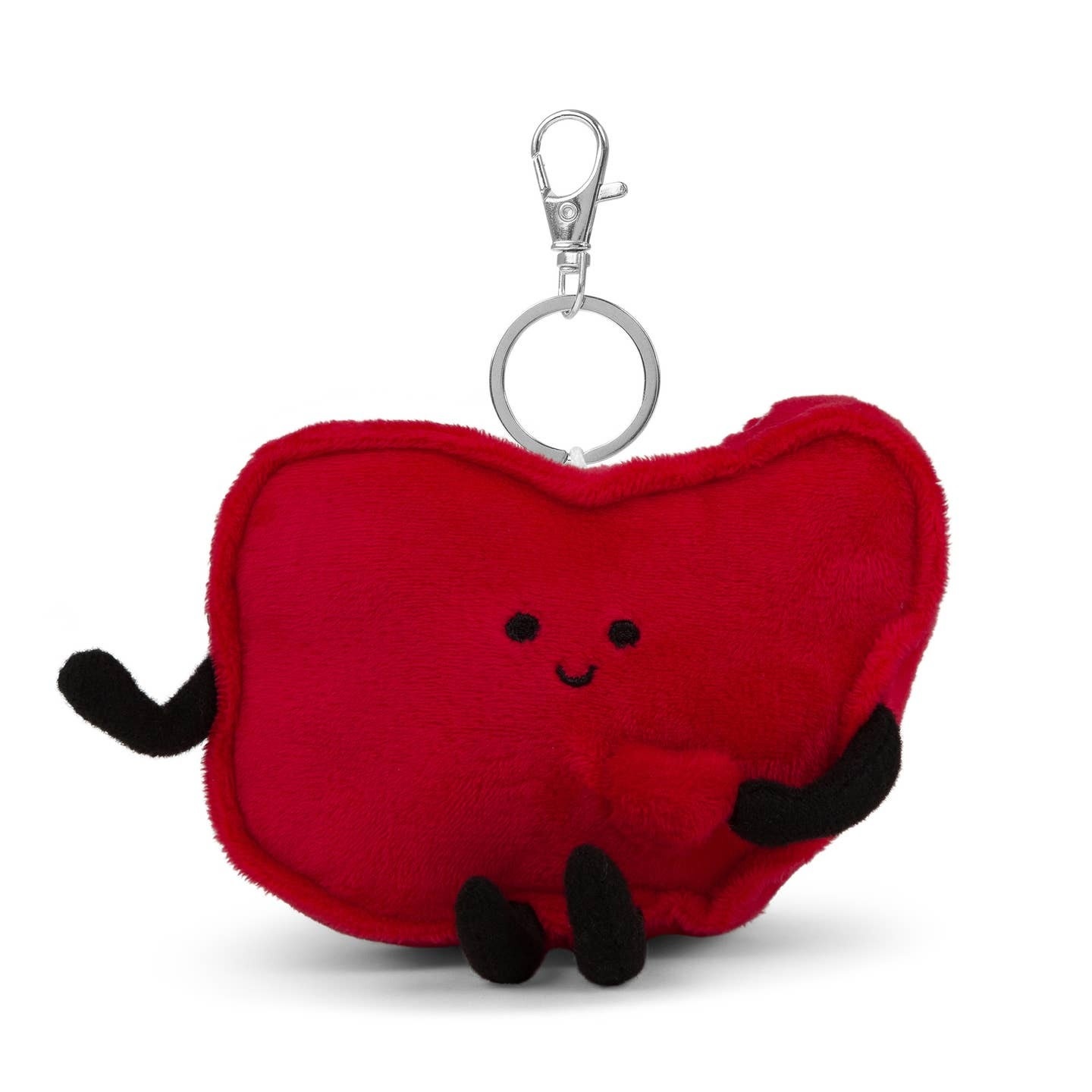 Ohio State Shaped Plush Bag Charm/ Keychain
