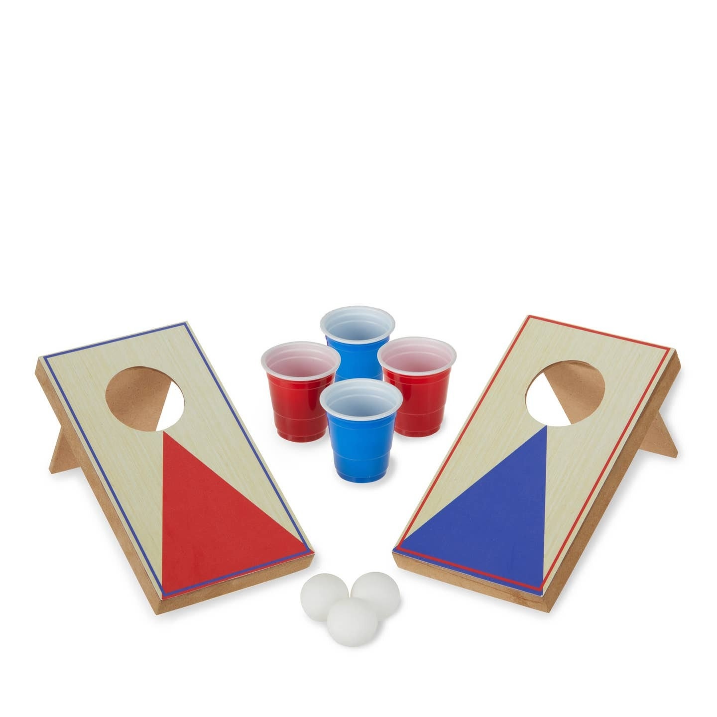 Mini Cornhole Pong Set